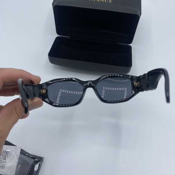 Versace VE4361 Biggie Sunglasses Medusa Head Unisex Black Brand New W Case Boxed - Picture 10 of 16